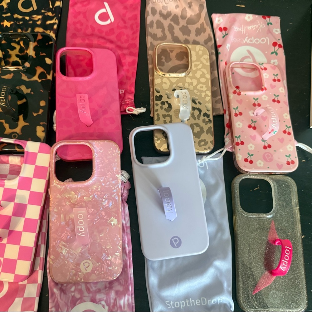 8 Loopy Case iPhone 14 pro Assorted Color Phone Cases
